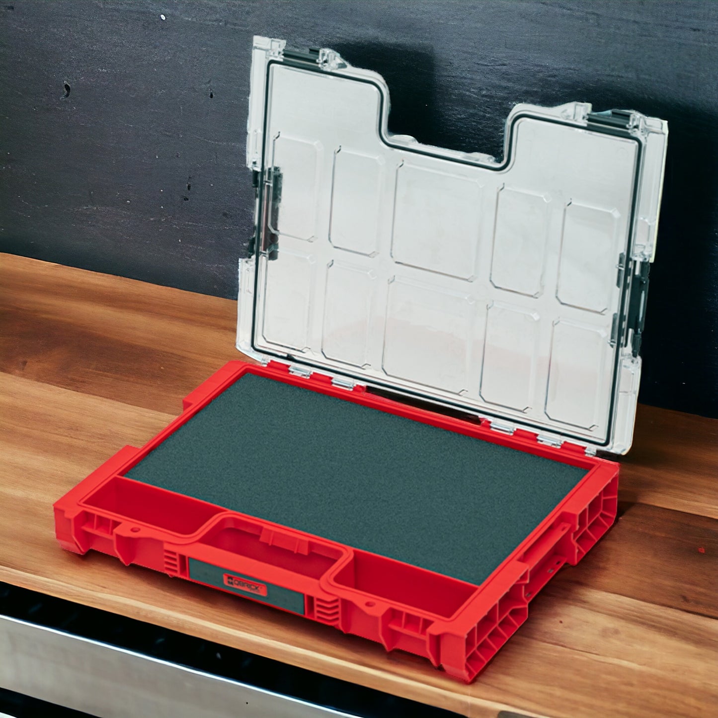 Qbrick System PRO 200 MFI RED ULTRA HD Organizer 452 x 358 x 79 mm 6 l stapelbar IP54