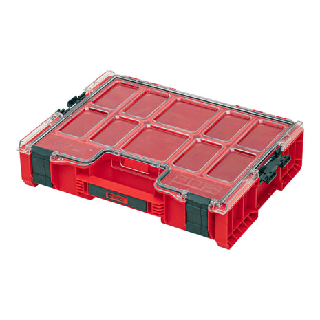 Qbrick System PRO Organizer 300 RED ULTRA HD stapelbar 452 x 358 x 110 mm 9 l IP54 mit 8 Inlays