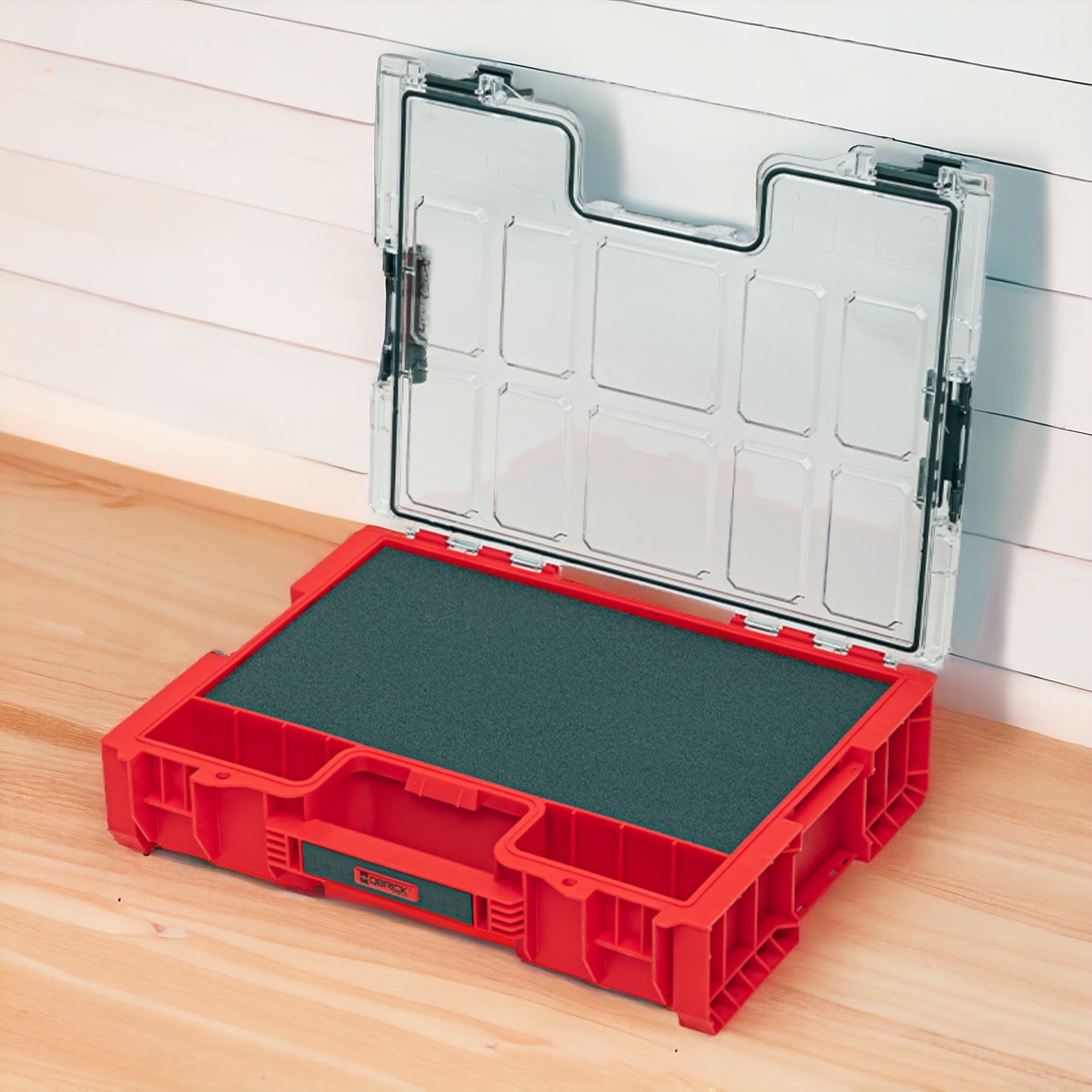 Qbrick System PRO 300 MFI RED ULTRA HD Organizer 452 x 358 x 110 mm 9 l stapelbar IP54