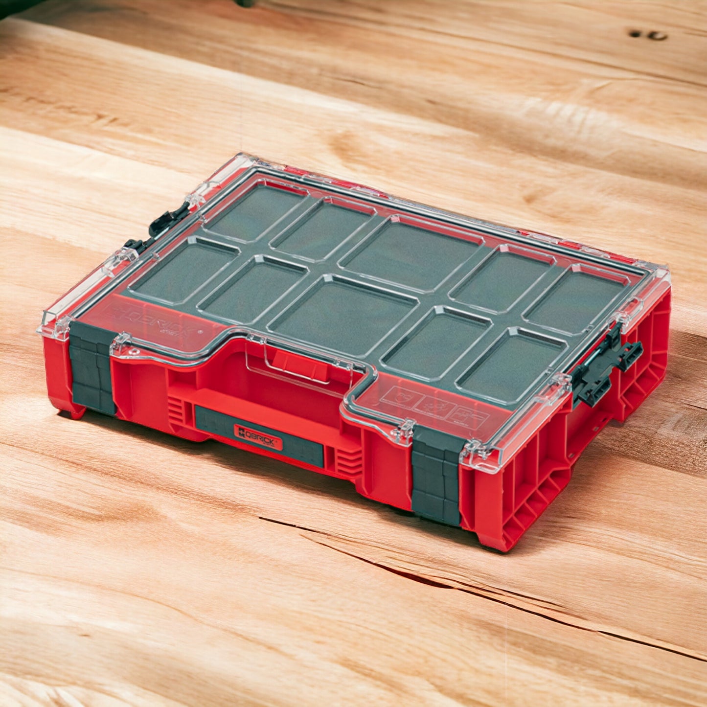 Qbrick System PRO 300 MFI RED ULTRA HD Organizer 452 x 358 x 110 mm 9 l stapelbar IP54