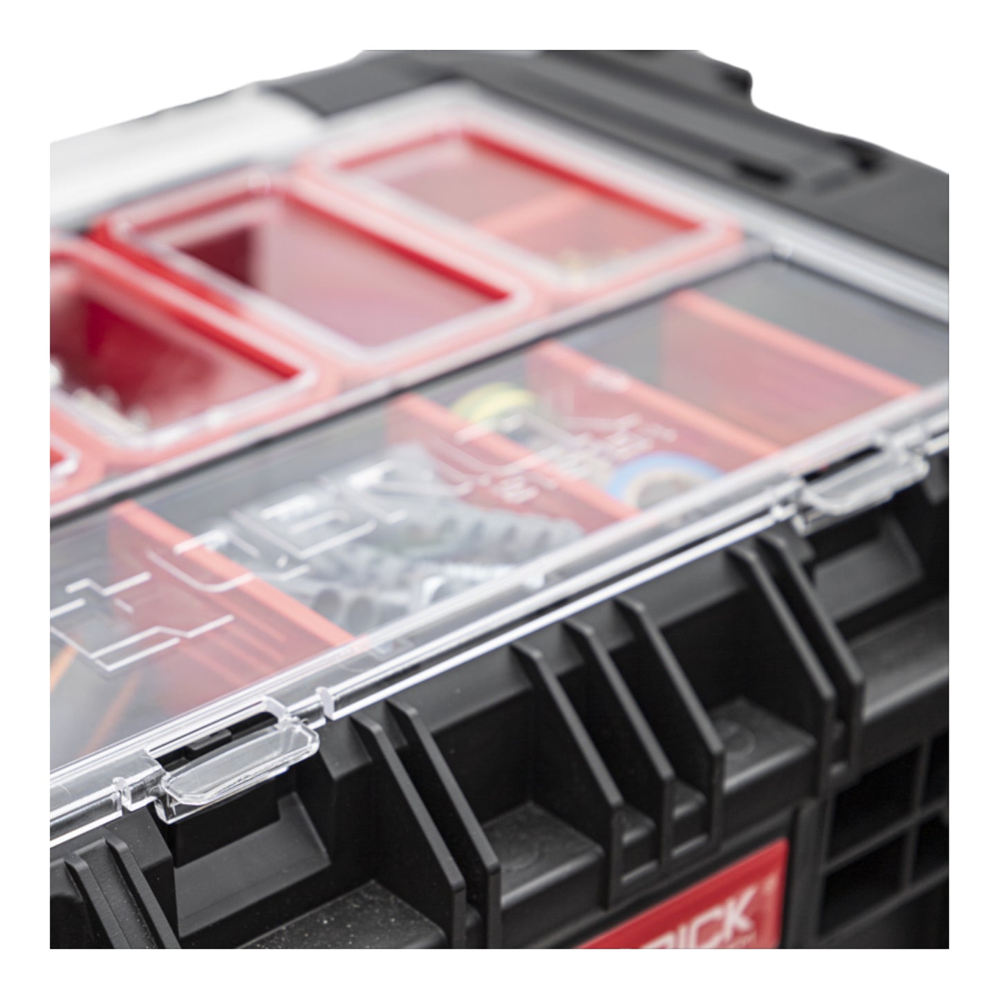 Qbrick System PRIME Toolbox 250 Expert mit Organizer stapelbar 535 x 327 x 277 mm 26l IP66 mit 10 Trennwänden + 5 Inlays