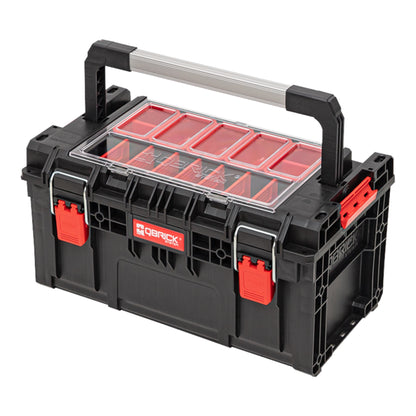 Qbrick System PRIME Toolbox 250 Expert mit Organizer stapelbar 535 x 327 x 277 mm 26l IP66 mit 10 Trennwänden + 5 Inlays