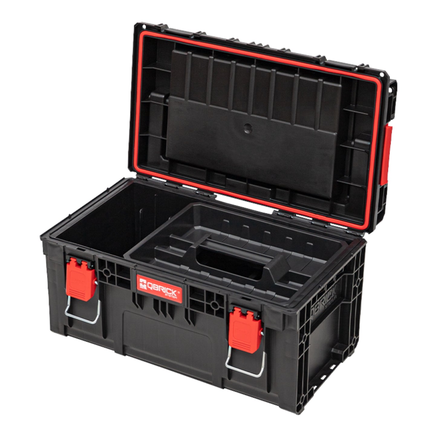 Qbrick System PRIME Toolbox 250 Expert mit Organizer stapelbar 535 x 327 x 277 mm 26l IP66 mit 10 Trennwänden + 5 Inlays