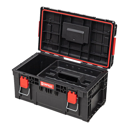 Qbrick System PRIME Toolbox 250 Vario empilable 535 x 327 x 271 mm 28l IP66 avec 3 cloisons