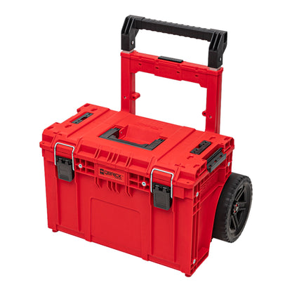 Qbrick System PRIME Cart RED ULTRA HD Empilable sur mesure 590 x 425 x 660 mm 37 l IP66 Capacité de charge de 100 kg avec double poignée télescopique en aluminium