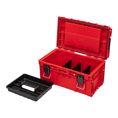 Qbrick System PRIME Toolbox 250 Expert RED ULTRA HD Custom avec organiseur empilable 535 x 327 x 277 mm 26 l IP66 avec 5 bacs et 10 séparateurs