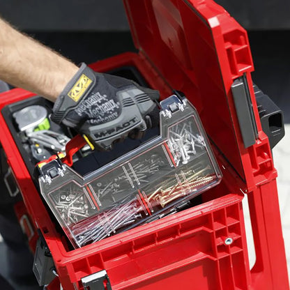 Qbrick System PRIME Toolbox 250 Vario RED ULTRA HD Custom stapelbar 535 x 327 x 271 mm 26l IP66 mit 3 Trennwänden