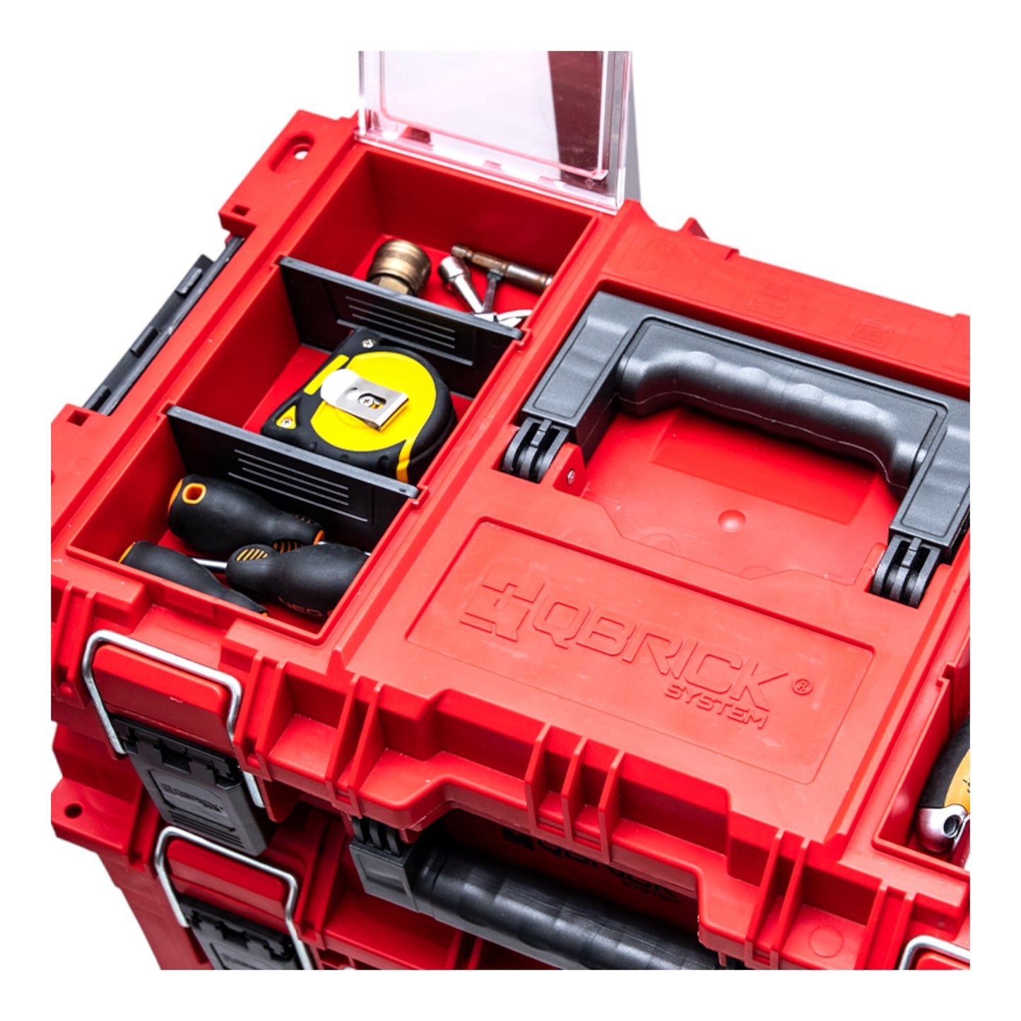 Qbrick System PRIME Toolbox 150 Profi RED ULTRA HD Custom stapelbar 535 x 327 x 141 mm 13,5 l IP66