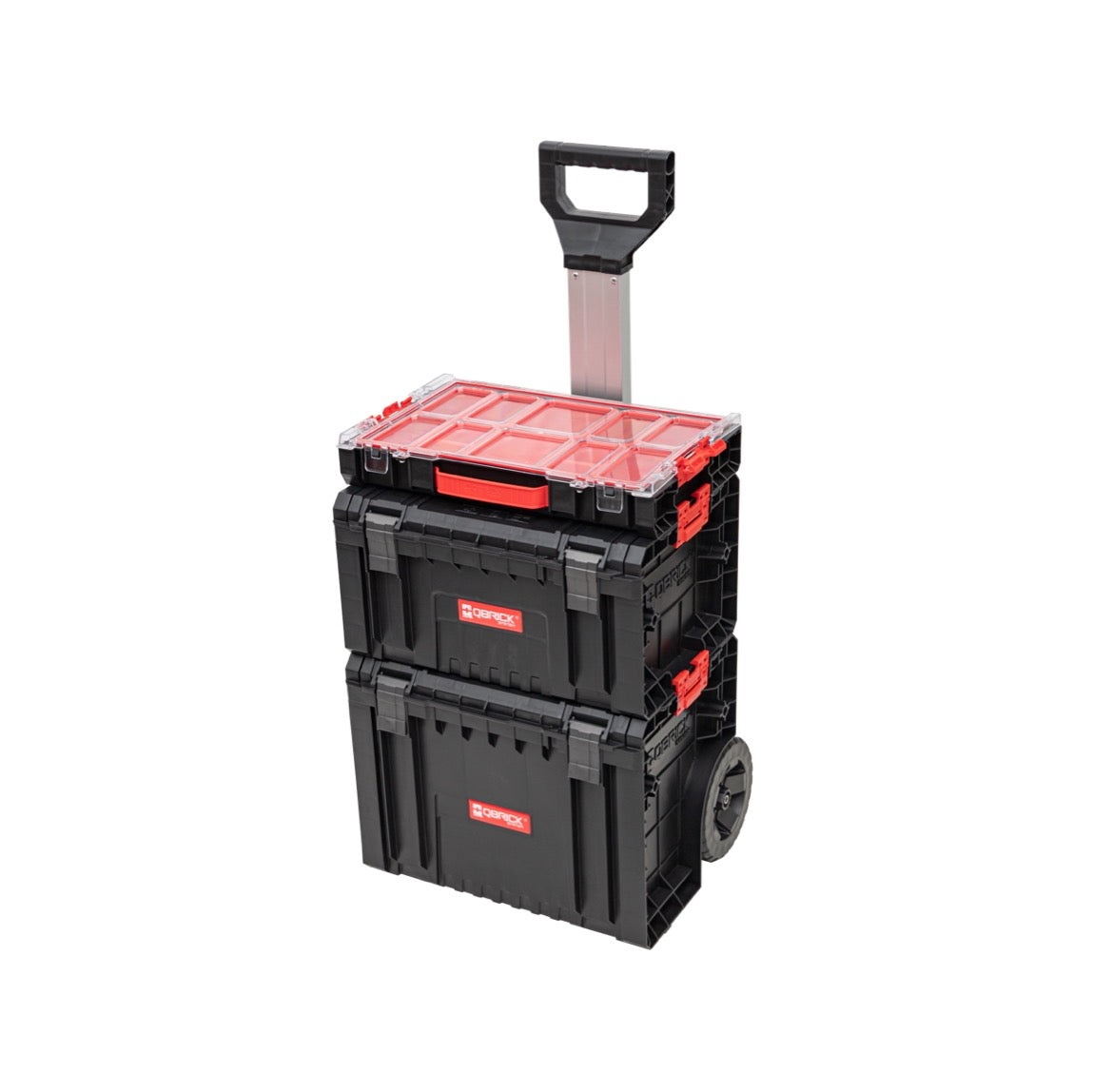 Qbrick System PRO Set 2 chariot à outils + PRO Cart 2.0 + PRO Toolbox 2.0 + PRO Organizer 100 450 x 390 x 690 mm 52 l IP54