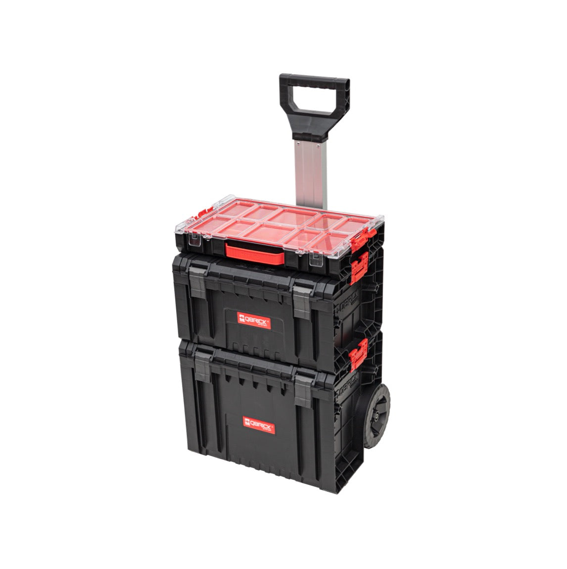 Qbrick System PRO Set 2 Werkzeugwagen Set + PRO Cart 2.0 + PRO Toolbox 2.0 + PRO Organizer 100 450 x 390 x 690 mm 52 l IP54