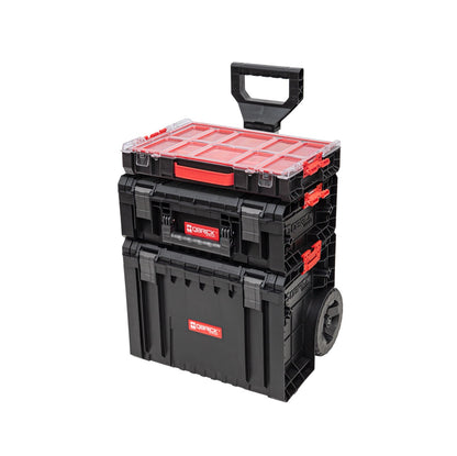 Qbrick System PRO Set 4 Werkzeugwagen Set + PRO Cart 2.0 + PRO Technician Case 2.0 + PRO Organizer 100 450 x 390 x 690 mm 45 l IP54