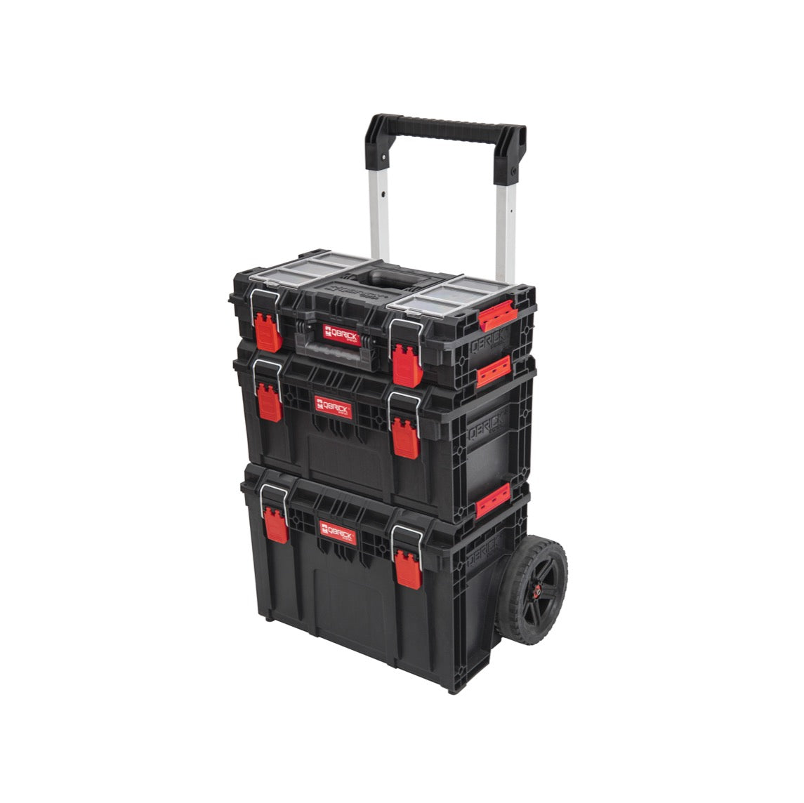 Qbrick System PRIME SET 1 Chariot PRIME Chariot empilable + PRIME Toolbox 250 Vario + PRIME Toolbox 150 Vario empilable IP66