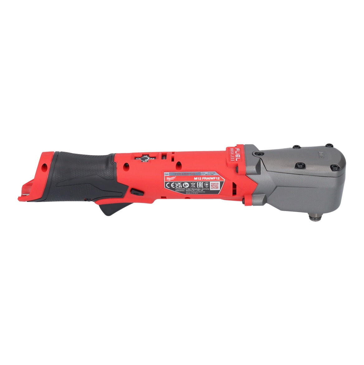 Clé à chocs angulaire sur batterie Milwaukee M12 FRAIWF12-0 12 V 1/2" 270 Nm brushless (4933471699) Solo - sans batterie, sans chargeur