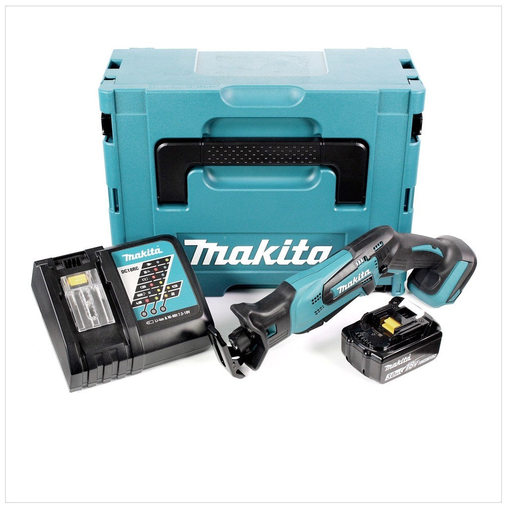 Makita DJR 183 RF1J Akku Reciprosäge 18V + 1x Akku 3,0Ah + Ladegerät + Makpac - Toolbrothers