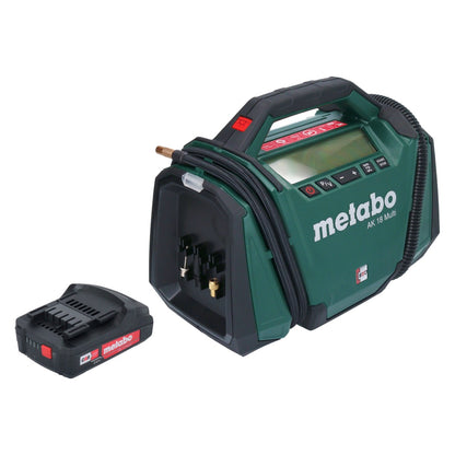 Metabo AK 18 Multi Akku Kompressor 18 V 11 bar + 1x Akku 2,0 Ah - ohne Ladegerät