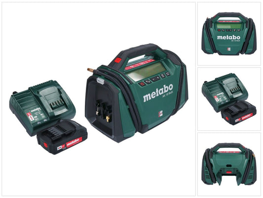 Compresseur Metabo AK 18 Multi batterie 18 V 11 bar + 1x batterie 2,0 Ah + chargeur