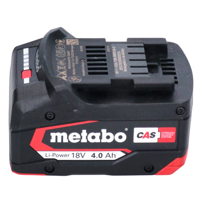 Compresseur Metabo AK 18 Multi batterie 18 V 11 bar + 1x batterie 4,0 Ah - sans chargeur