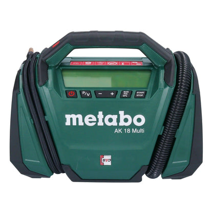 Metabo AK 18 Multi Akku Kompressor 18 V 11 bar + 1x Akku 4,0 Ah + Ladegerät