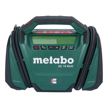 Metabo AK 18 Multi Akku Kompressor 18 V 11 bar + 2x Akku 5,5 Ah + Ladegerät