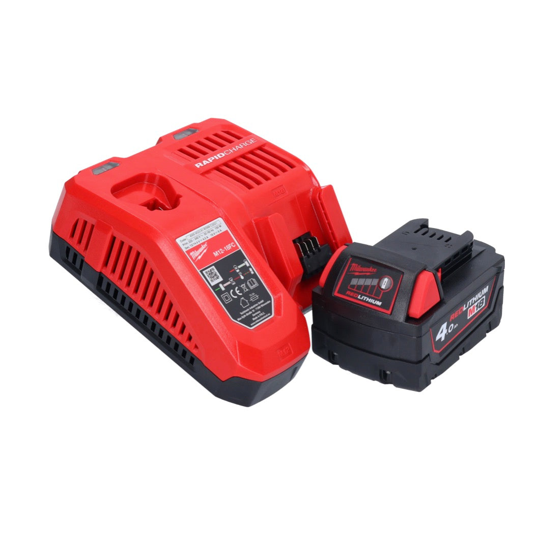 Milwaukee M18 ONEFPRT-401X Akku Blindnietgerät 18 V 20 kN Brushless + 1x Akku 4,0 Ah + Ladegerät + HD Box