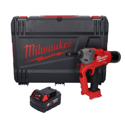 Milwaukee M18 ONEFPRT-601X Akku Blindnietgerät 18 V 20 kN Brushless + 1x Akku 6,0 Ah + HD Box - ohne Ladegerät