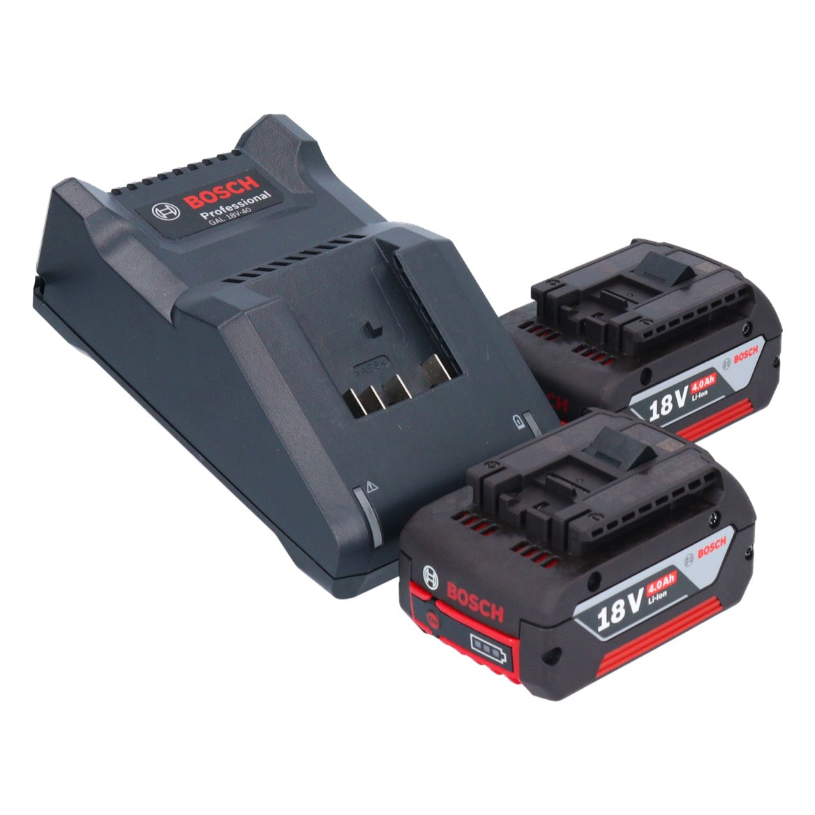 Bosch GRT 18V-33 Professional Akku Rasentrimmer 18 V 330 mm Brushless + 2x Akku 4,0 Ah + Ladegerät