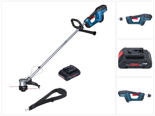 Bosch GRT 18V-33 Professional Akku Rasentrimmer 18 V 330 mm Brushless + 1x ProCORE Akku 4,0 Ah - ohne Ladegerät