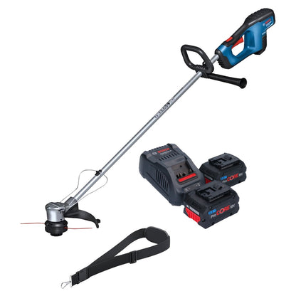 Bosch GRT 18V-33 Professional Akku Rasentrimmer 18 V 330 mm Brushless + 2x ProCORE Akku 5,5 Ah + Ladegerät