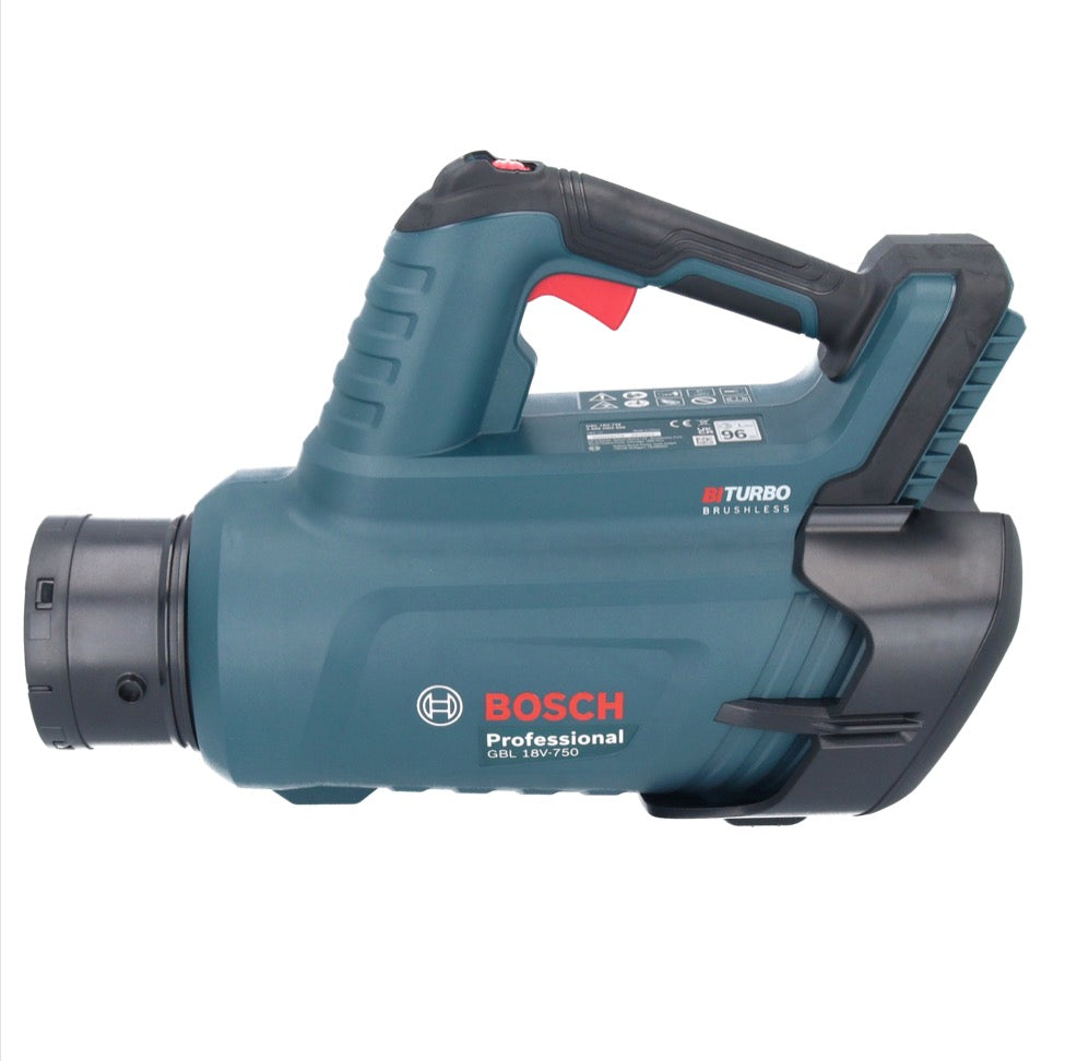 Bosch GBL 18V-750 Professional Akku Gebläse 18 V BITURBO Brushless + 1x Akku 5,0 Ah + Ladegerät