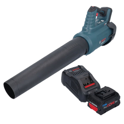 Bosch GBL 18V-750 Professional Akku Gebläse 18 V BITURBO Brushless + 1x ProCORE Akku 8,0 Ah + Ladegerät