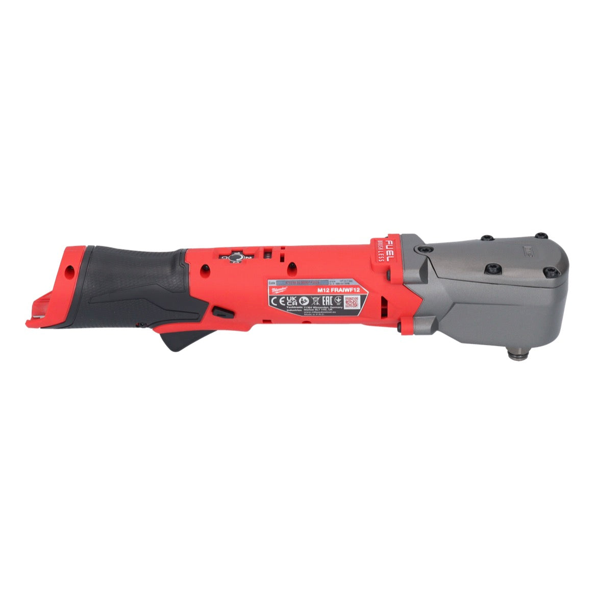 Clé à chocs angulaire sur batterie Milwaukee M12 FRAIWF12-201 12 V 1/2" 270 Nm sans balais + 1x batterie 2,0 Ah - sans chargeur