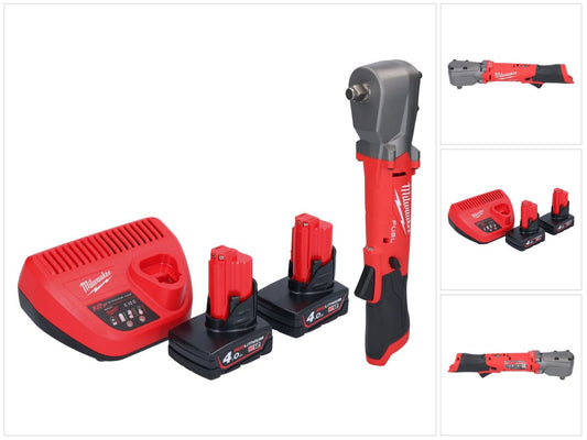 Milwaukee M12 FRAIWF12-402 Akku Winkelschlagschrauber 12 V 1/2" 270 Nm Brushless + 2x Akku 4,0 Ah + Ladegerät