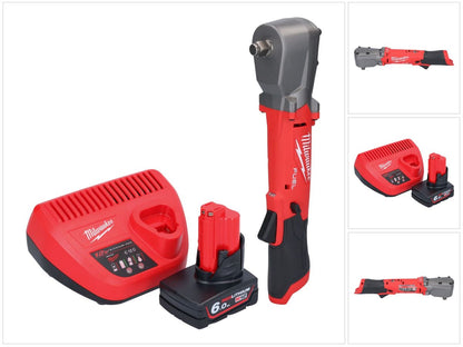 Milwaukee M12 FRAIWF12-601 Akku Winkelschlagschrauber 12 V 1/2" 270 Nm Brushless + 1x Akku 6,0 Ah + Ladegerät