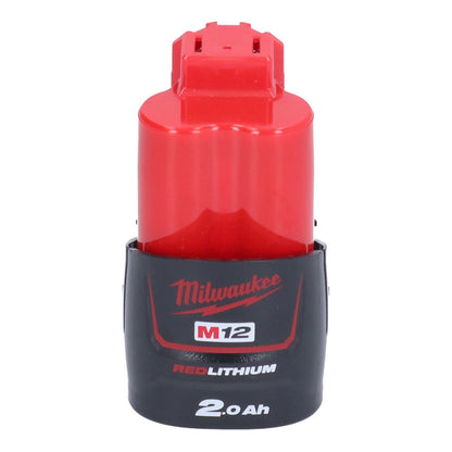 Milwaukee M12 FHIR14LR-201 Akku Hochgeschwindigkeits Ratsche 12 V 47 Nm 1/4" Brushless + 1x Akku 2,0 Ah - ohne Ladegerät