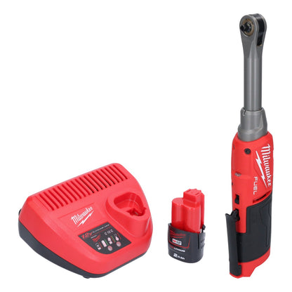 Milwaukee M12 FHIR14LR-201 Akku Hochgeschwindigkeits Ratsche 12 V 47 Nm 1/4" Brushless + 1x Akku 2,0 Ah + Ladegerät