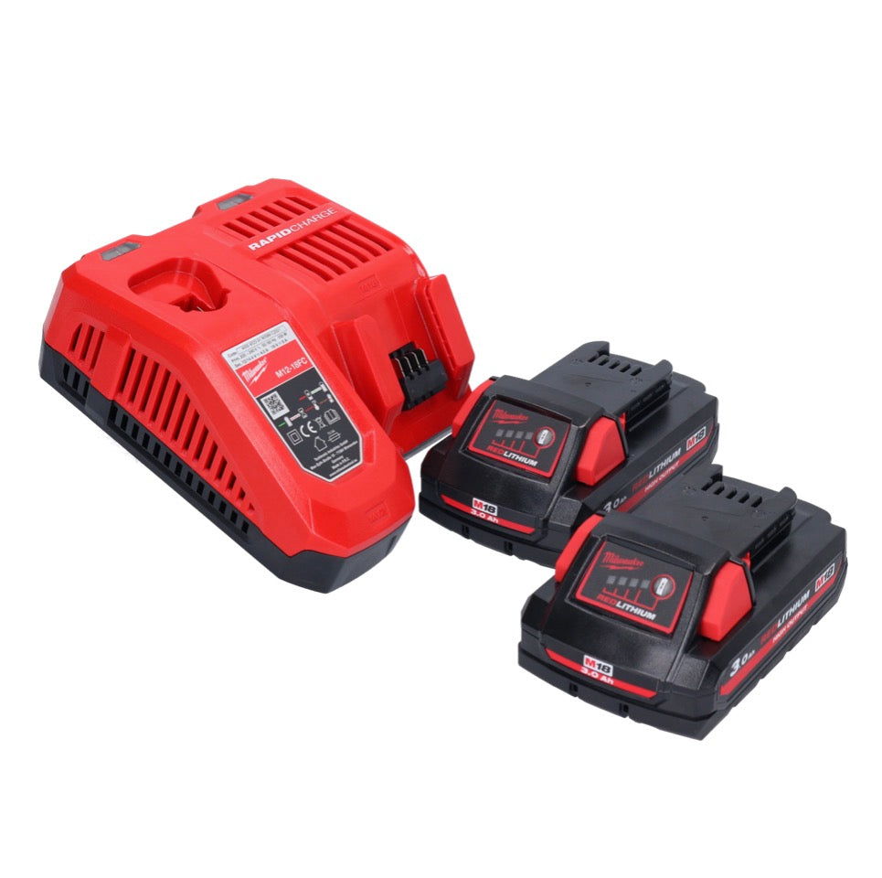 Clé à chocs sans fil Milwaukee M18 ONEFHIWF1-302X 18 V 2033 Nm 1″ brushless + 2x batterie 3,0 Ah + chargeur + boîtier HD