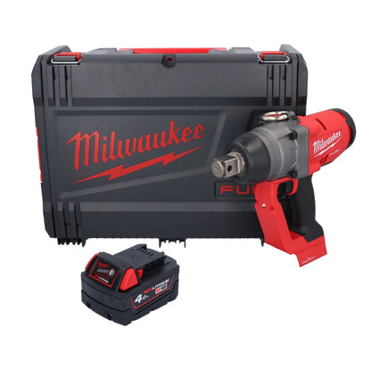 Clé à chocs sans fil Milwaukee M18 ONEFHIWF1-401X 18 V 2033 Nm 1″ brushless + 1x batterie 4,0 Ah + boîtier HD - sans chargeur