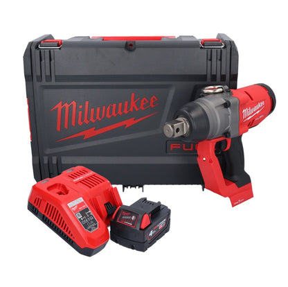 Milwaukee M18 ONEFHIWF1-401X Akku Schlagschrauber 18 V 2033 Nm 1″ Brushless + 1x Akku 4,0 Ah + Ladegerät + HD Box