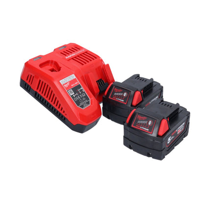 Milwaukee M18 ONEFHIWF1-502X Akku Schlagschrauber 18 V 2033 Nm 1″ Brushless + 2x Akku 5,0 Ah + Ladegerät + HD Box