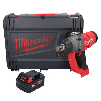 Milwaukee M18 ONEFHIWF1-601X Akku Schlagschrauber 18 V 2033 Nm 1″ Brushless + 1x Akku 6,0 Ah + HD Box - ohne Ladegerät