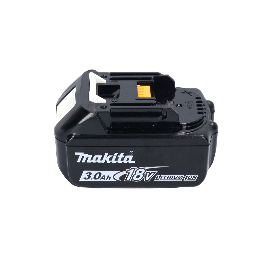 Makita DBO 381 F1JU Ponceuse orbitale sur batterie 18 V 93 x 185 mm sans balais + 1x batterie 3,0 Ah + Makpac - sans chargeur