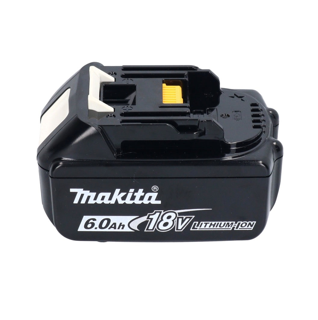 Makita DBO 381 G1JU Ponceuse orbitale sur batterie 18 V 93 x 185 mm sans balais + 1x batterie 6,0 Ah + Makpac - sans chargeur