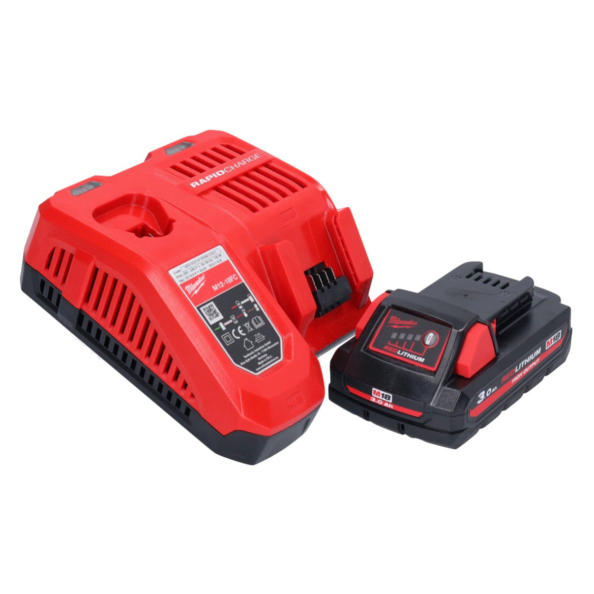 Milwaukee M18 FSAG125X-301 Akku Winkelschleifer 18 V 125 mm Brushless + 1x Akku 3,0 Ah + Ladegerät