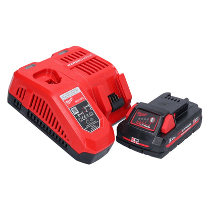 Meuleuse d'angle sur batterie Milwaukee M18 FSAG125X-301 18 V 125 mm sans balais + 1x batterie 3,0 Ah + chargeur