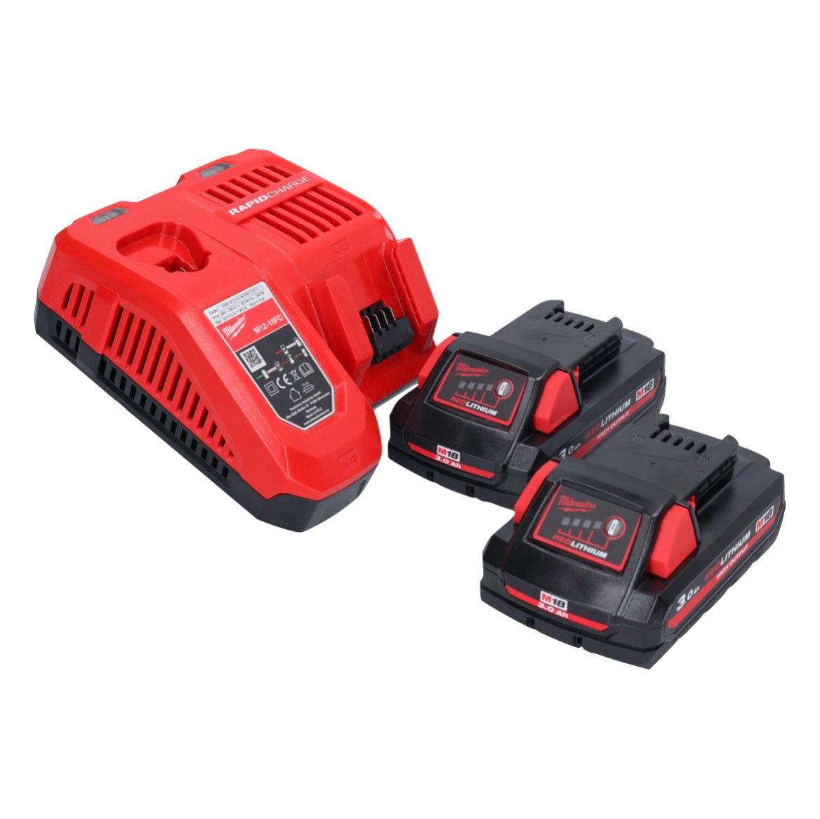 Meuleuse d'angle sur batterie Milwaukee M18 FSAG125X-302 18 V 125 mm sans balais + 2x batteries 3,0 Ah + chargeur