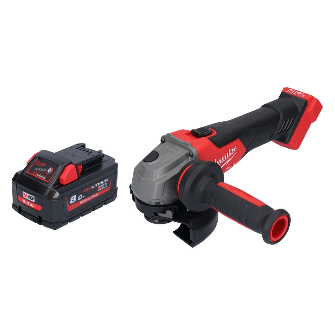 Milwaukee M18 FSAG125X-801 Akku Winkelschleifer 18 V 125 mm Brushless + 1x Akku 8,0 Ah - ohne Ladegerät