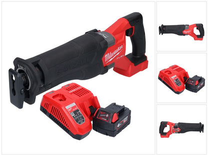 Milwaukee M18 FSZ-401 Akku Recipro Säbelsäge 18 V Brushless + 1x Akku 4,0 Ah + Ladegerät