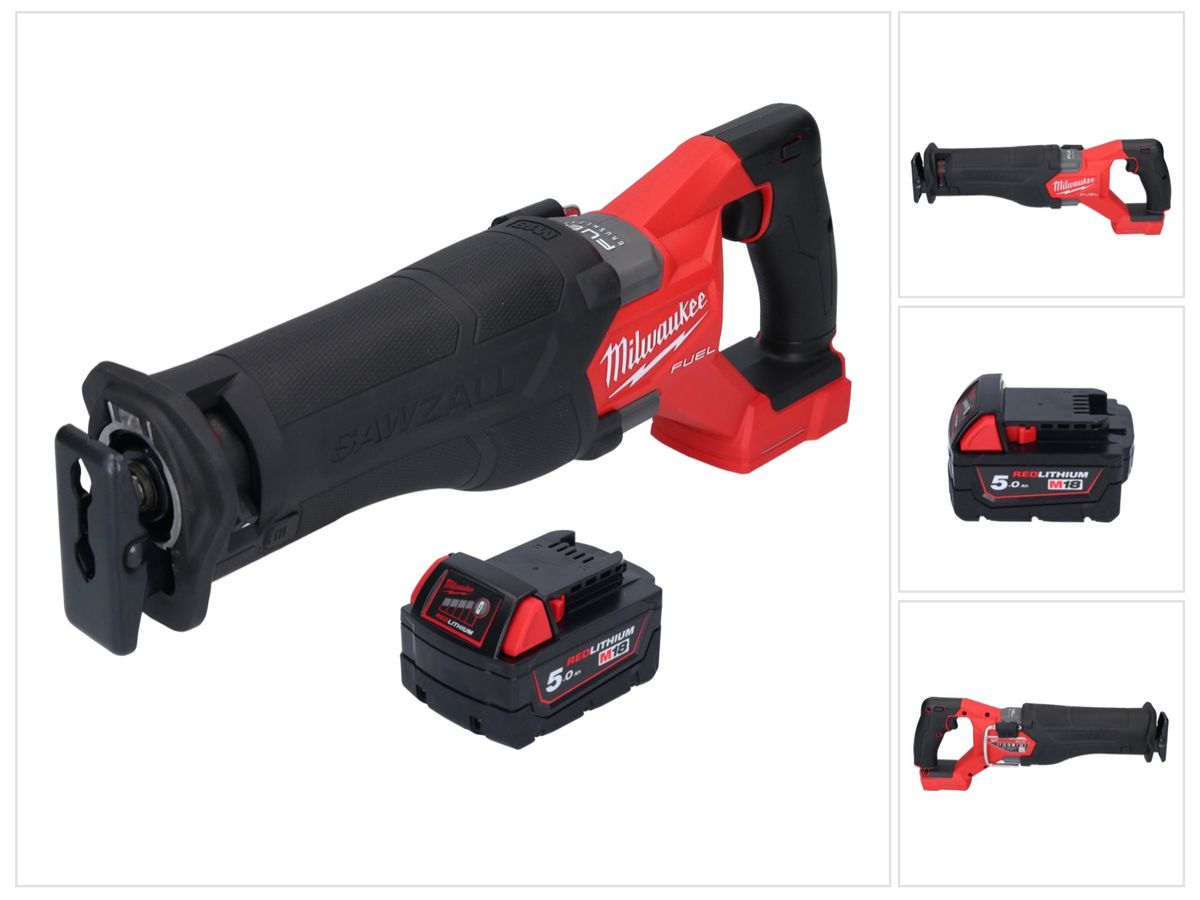 Milwaukee M18 FSZ-501 Akku Recipro Säbelsäge 18 V Brushless + 1x Akku 5,0 Ah - ohne Ladegerät