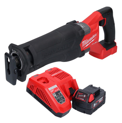 Milwaukee M18 FSZ-501 Akku Recipro Säbelsäge 18 V Brushless + 1x Akku 5,0 Ah + Ladegerät