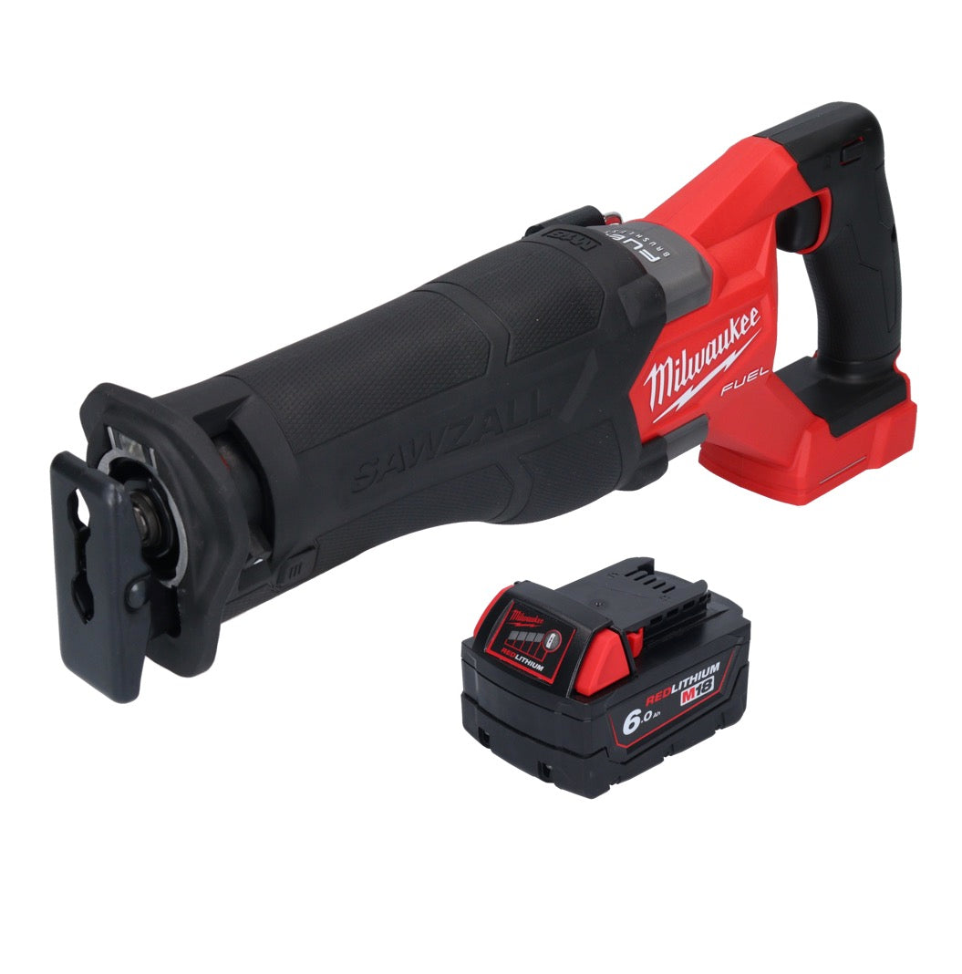 Milwaukee M18 FSZ-601 Akku Recipro Säbelsäge 18 V Brushless + 1x Akku 6,0 Ah - ohne Ladegerät